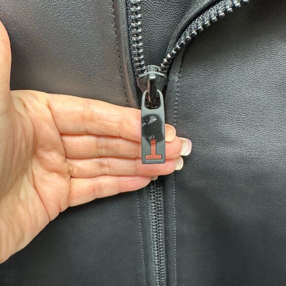 NWT Ted Baker London Men’s Ovine Leather CARVE Biker Jacket Blk Sz XL MSRP $1095 - Picture 9 of 17